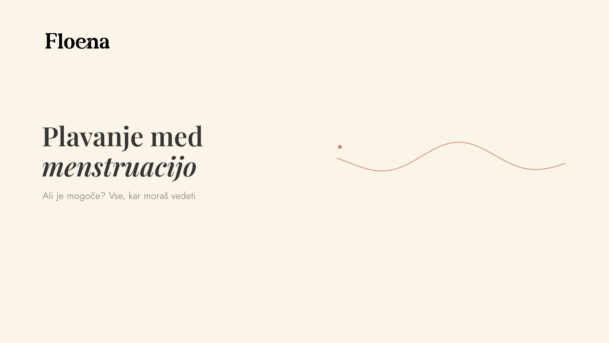 Plavanje med menstruacijo: ali je mogoče? Vse, kar moraš vedeti