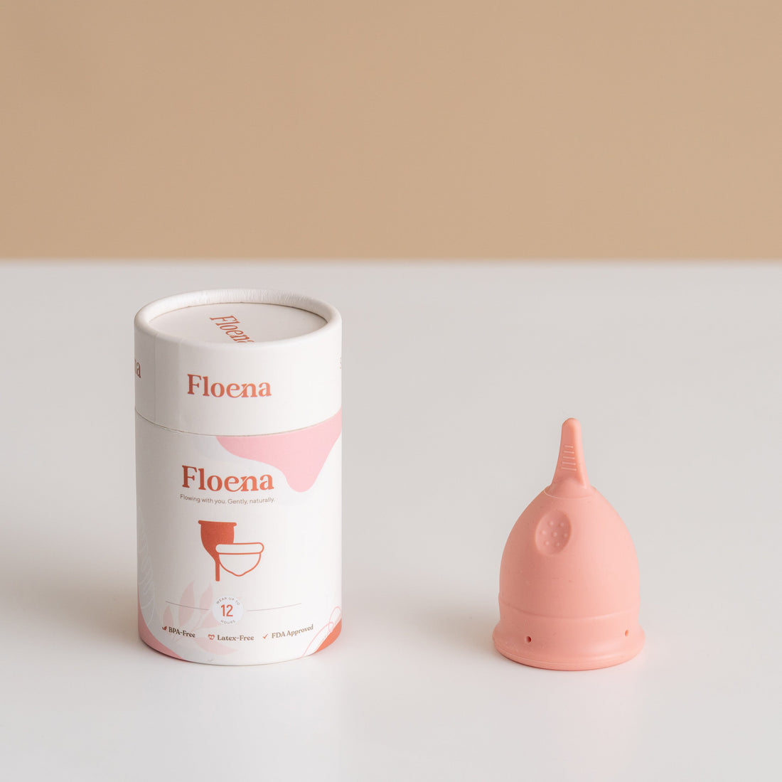 Floena Flexi menstrualna skodelica iz mehkega medicinskega silikona