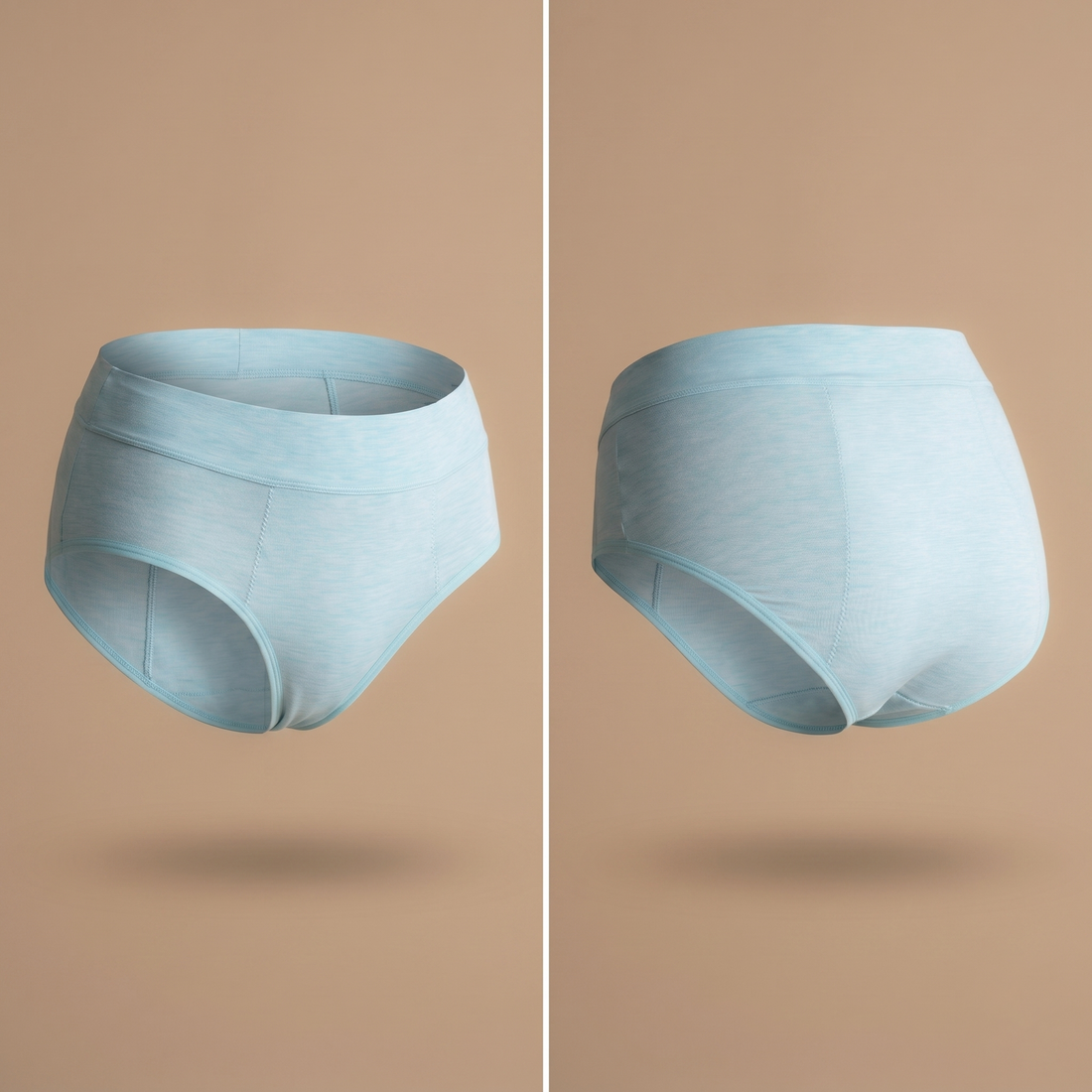 Floena auslaufsichere High-Waist-Periodenunterwäsche aus Bambus