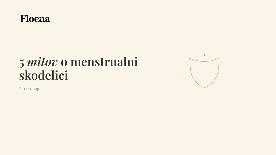 5 mitov o menstrualni skodelici, ki ne držijo