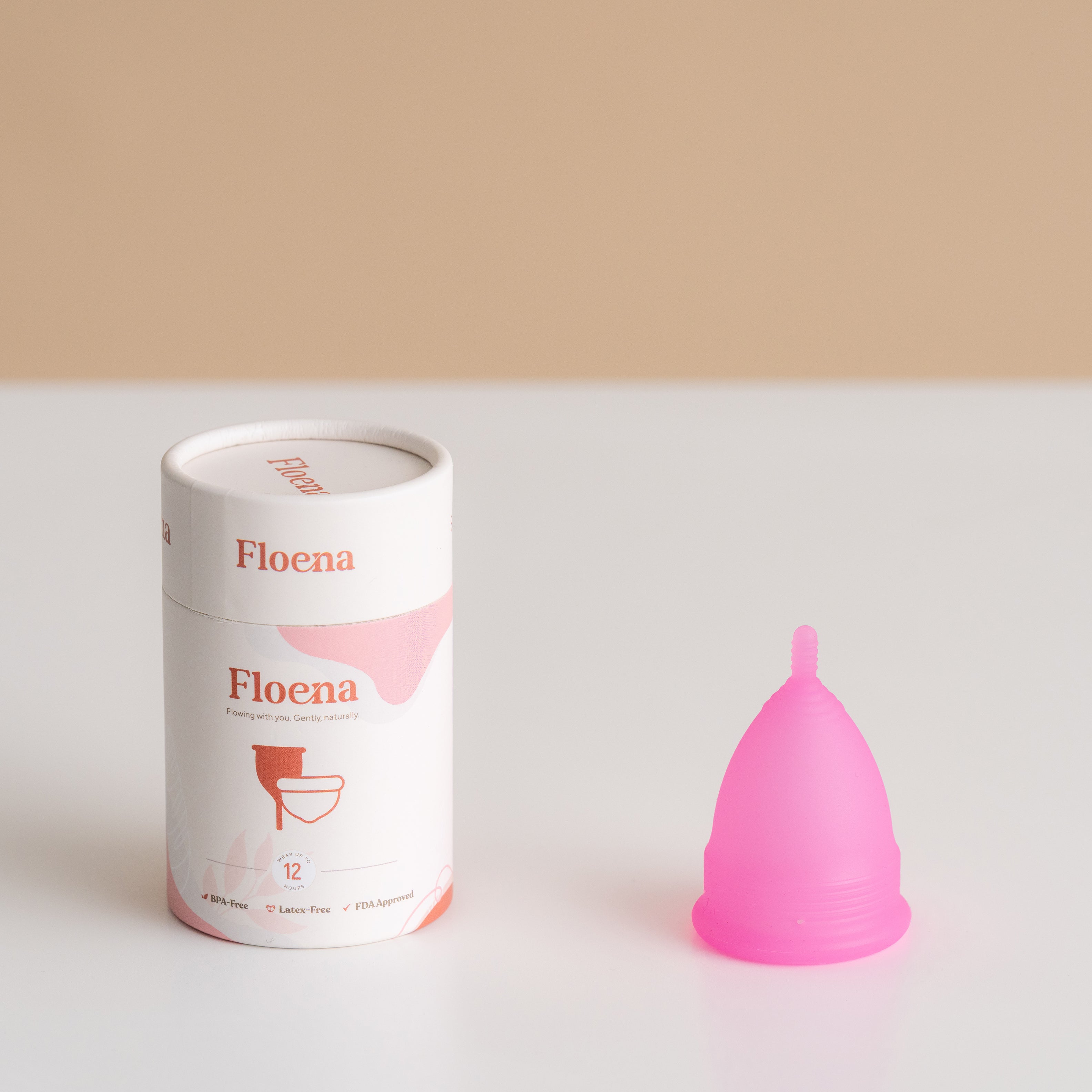 Floena večkrat uporabne menstrualne skodelice in diski iz medicinskega silikona