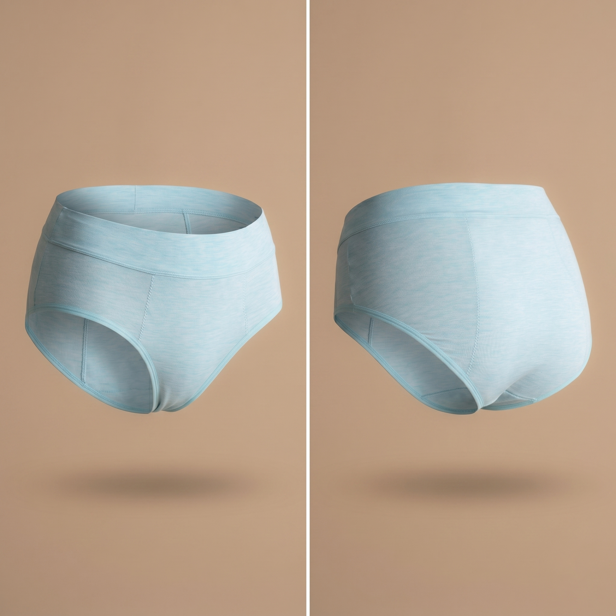 Floena nepropustne bambusove menstrualne hlačke – kolekcija hlačk z visokim pasom